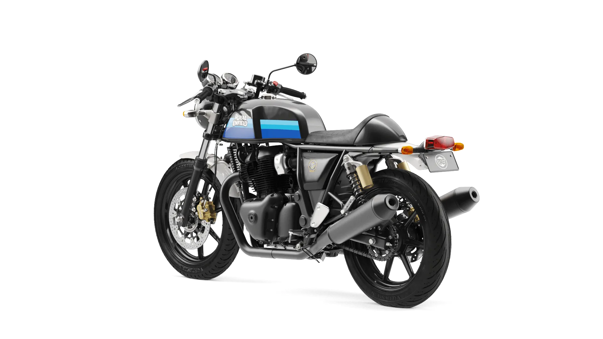Мотоцикл Royal Enfield Continental GT 650 Slipstream Blue от мотосалона Мото-Тайм