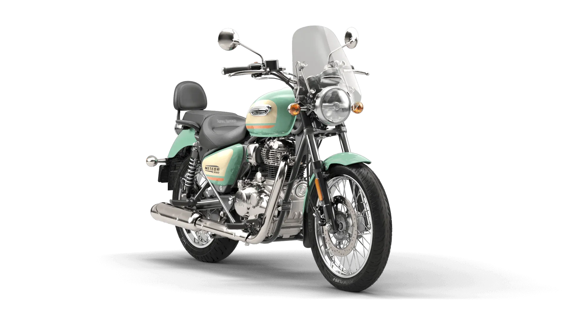 Мотоцикл Royal Enfield Meteor 350 Supernova Aurora Green от мотосалона Мото-Тайм