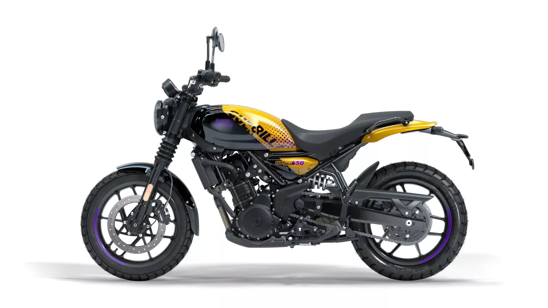 Мотоцикл Royal Enfield Guerrilla 450 Yellow Ribbon (Premium / TFT) от мотосалона Мото-Тайм