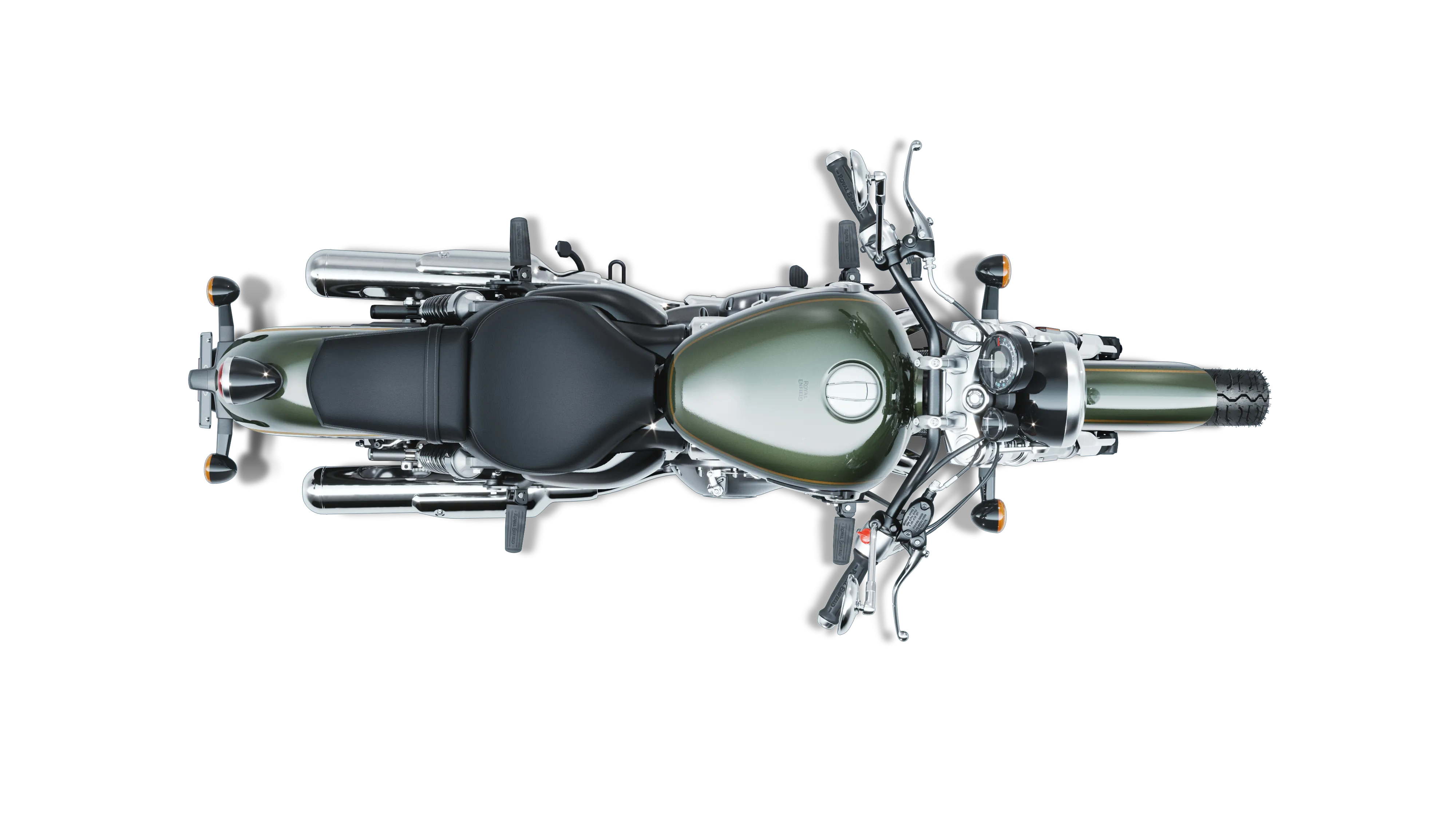 Мотоцикл Royal Enfield Super Meteor 650 Interstellar green от мотосалона Мото-Тайм