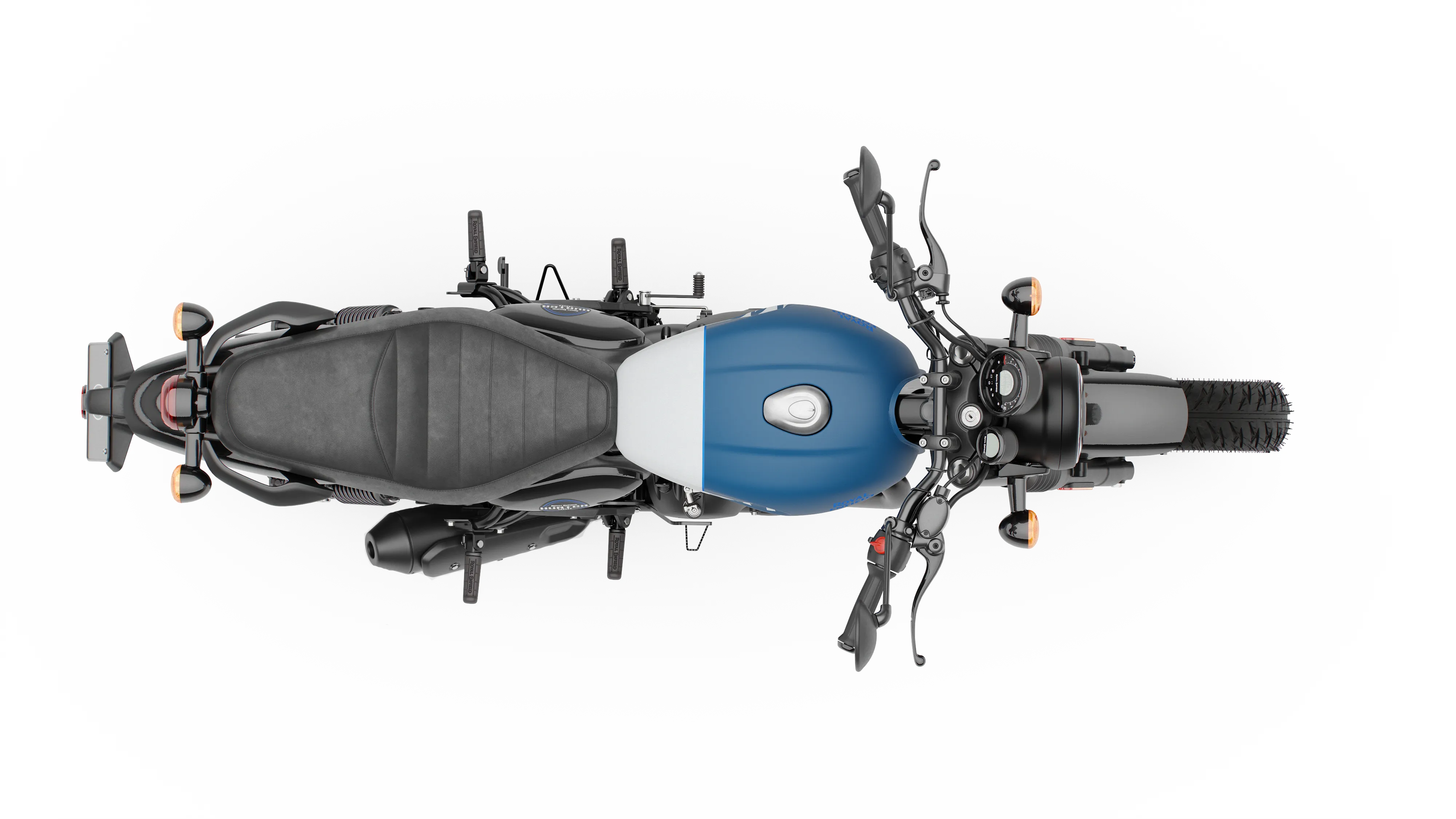 Мотоцикл Royal Enfield Hunter 350 Rebel blue от мотосалона Мото-Тайм