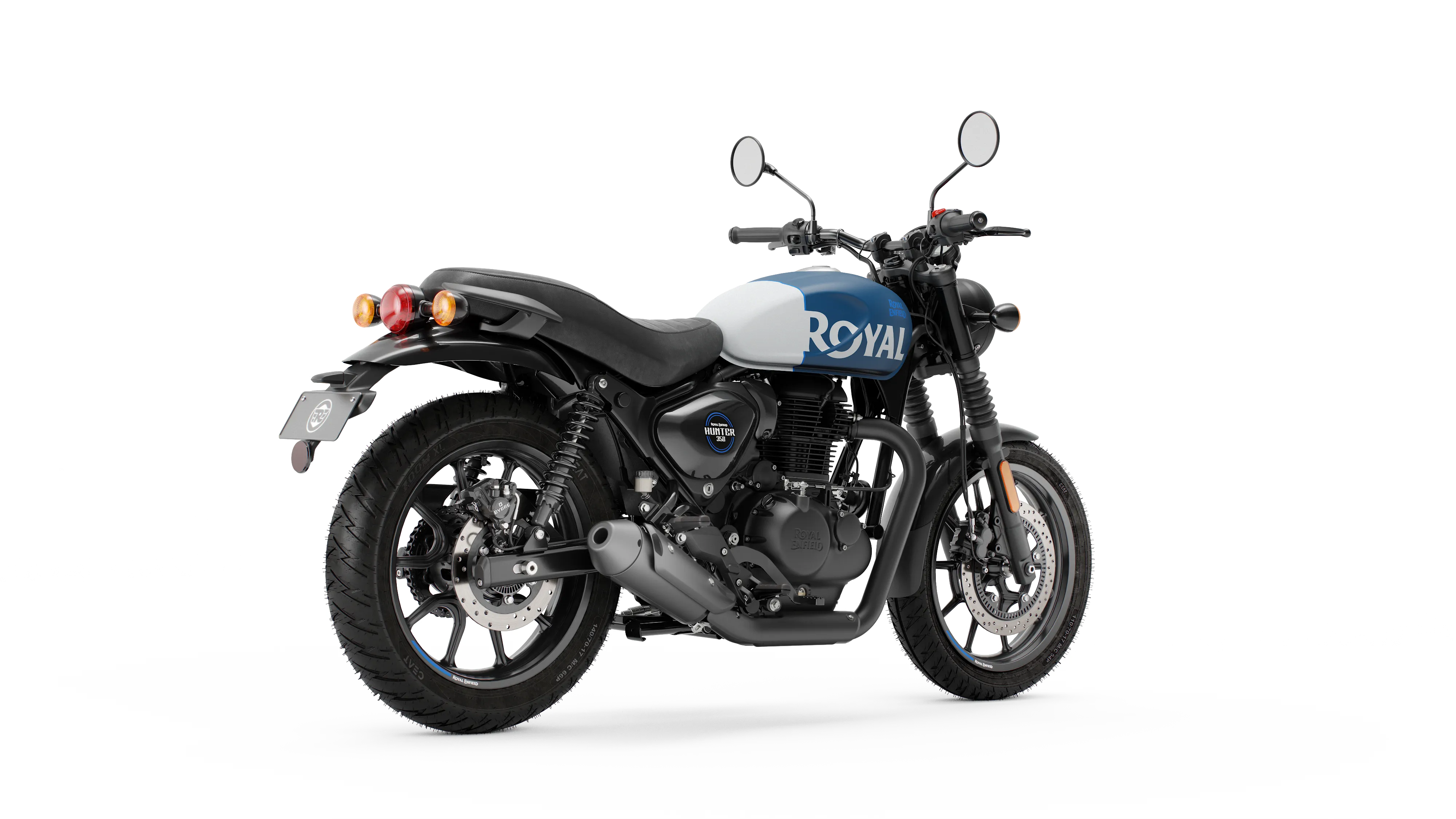 Мотоцикл Royal Enfield Hunter 350 Rebel blue от мотосалона Мото-Тайм
