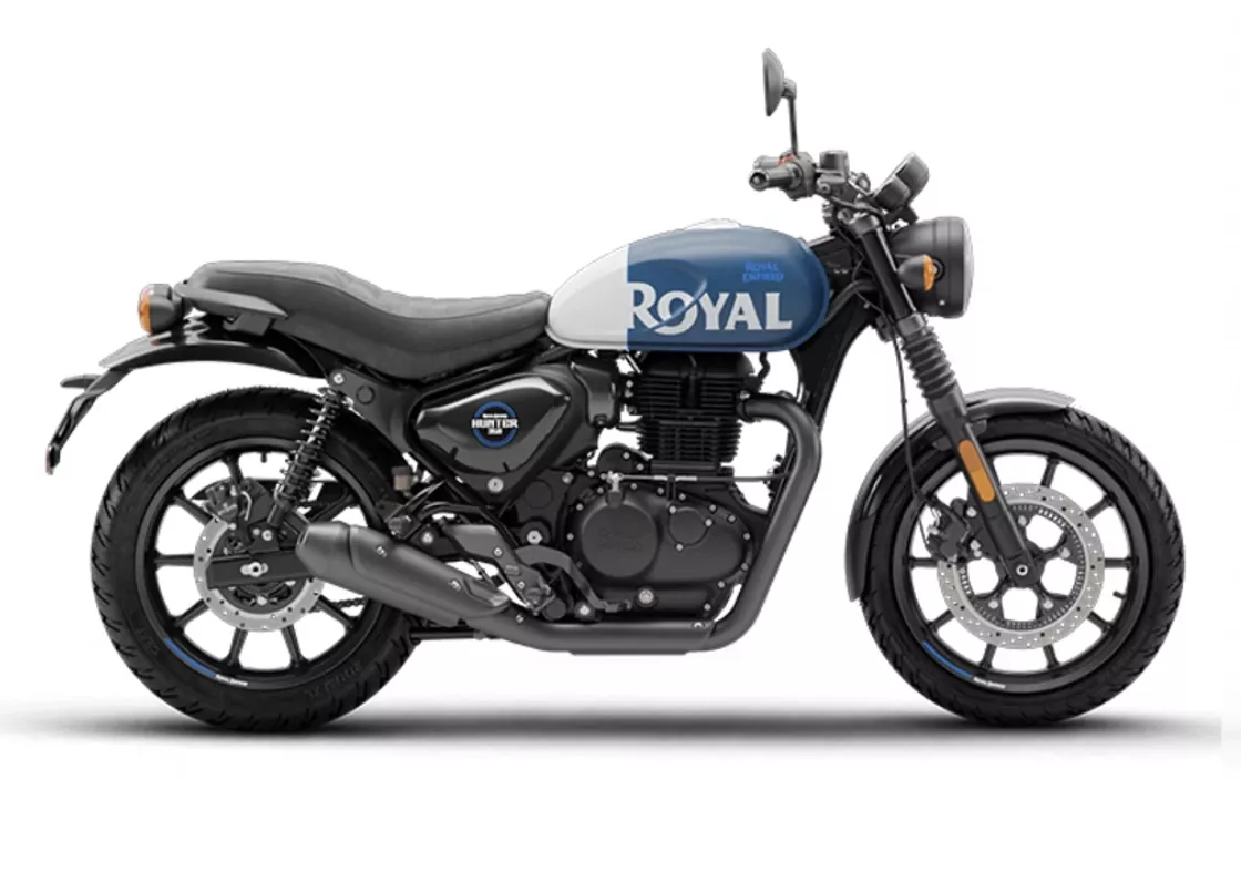 Мотоцикл Royal Enfield Hunter 350 Rebel black от мотосалона Мото-Тайм