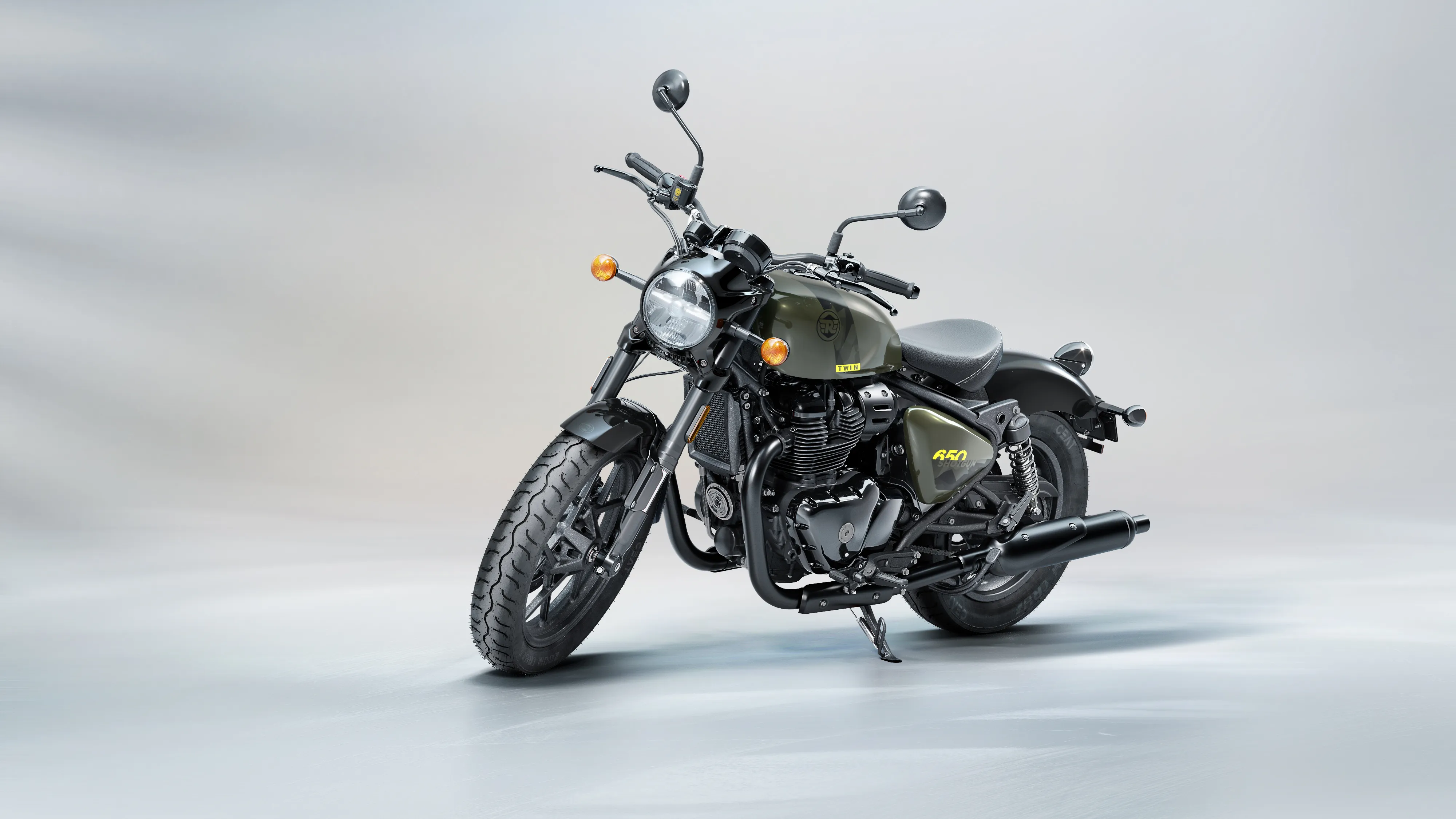 Мотоцикл Royal Enfield Shotgun 650 Drill Green от мотосалона Мото-Тайм