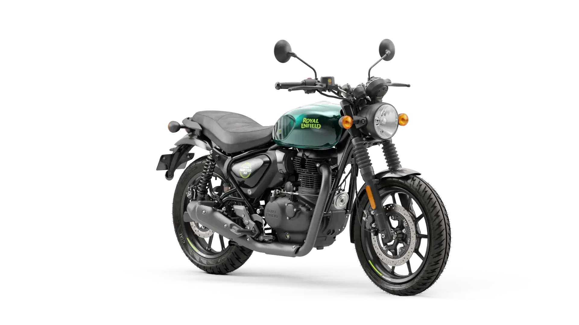 Мотоцикл Royal Enfield Hunter 350 Dapper Green от мотосалона Мото-Тайм