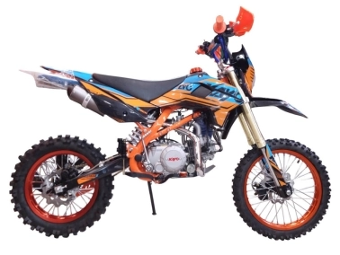 Питбайк KAYO EVOLUTION YX140EM 17/14 KRZ (механ. сцепл., эл. стартер) от мотосалона Мото-Тайм